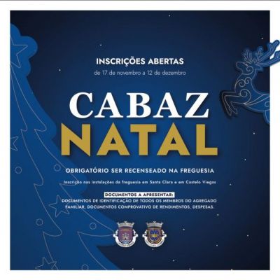 Inscri&ccedil;&otilde;es Cabaz de Natal 2025