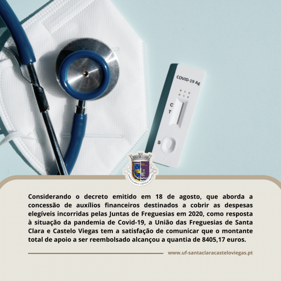 Apoio Financeiro em Resposta à Covid-19 Apoio Financeiro em Resposta à Covid-19