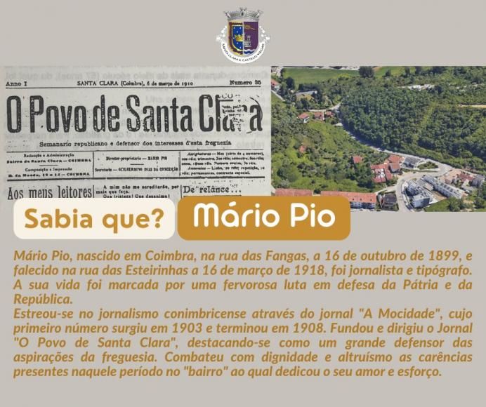 Sabia que? M&aacute;rio Pio
