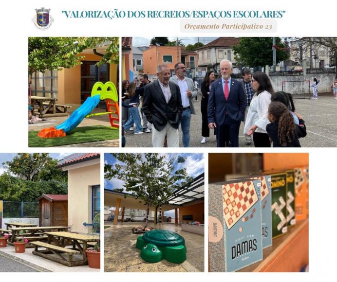 Inauguração do Projeto "Valorização dos Recreios/Espaços Escolares" Inauguração do Projeto "Valorização dos Recreios/Espaços Escolares"